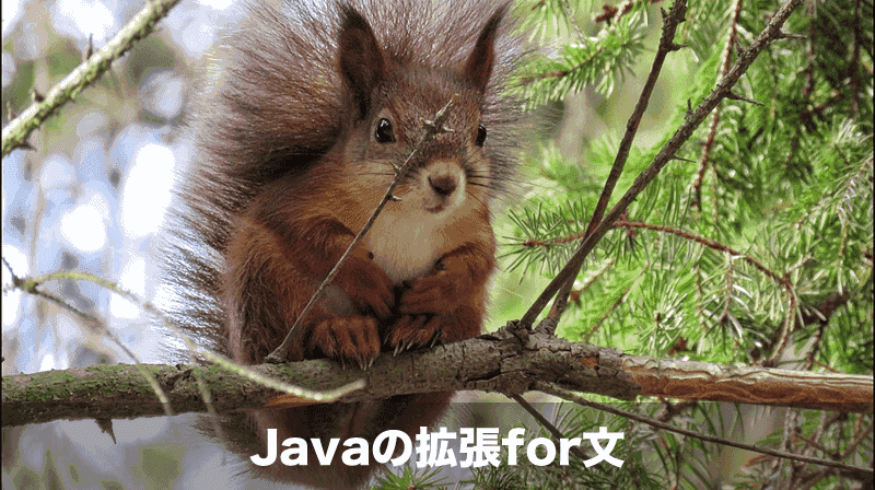 javaの拡張for