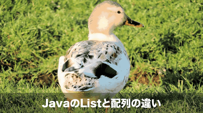 javaのListと配列の違い